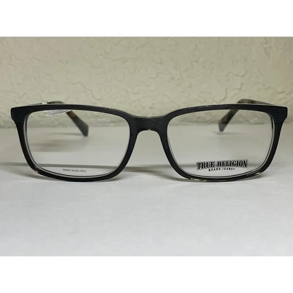 Nwt True Religion Eyeglass Frames T007 FW540 54/17/140 Black RETAIL $114